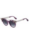 Jimmy Choo VIVY/S 9O 1UQ 51 Montures de Lunettes, Violet Violet PLD/Dark Grey SF , Femme