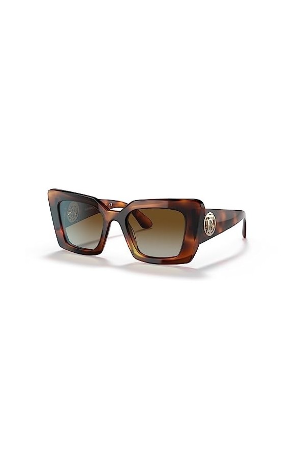 BURBERRY Lunettes de Soleil DAISY BE 4344 Light Havana/Polarized Brown Shaded 51/20/140 femme