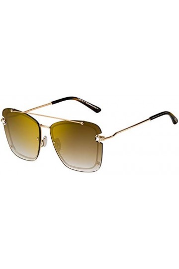 Jimmy Choo Lunettes de Soleil AMBRA/S Rose Gold/Brown Gold Shaded 62/14/150 femme