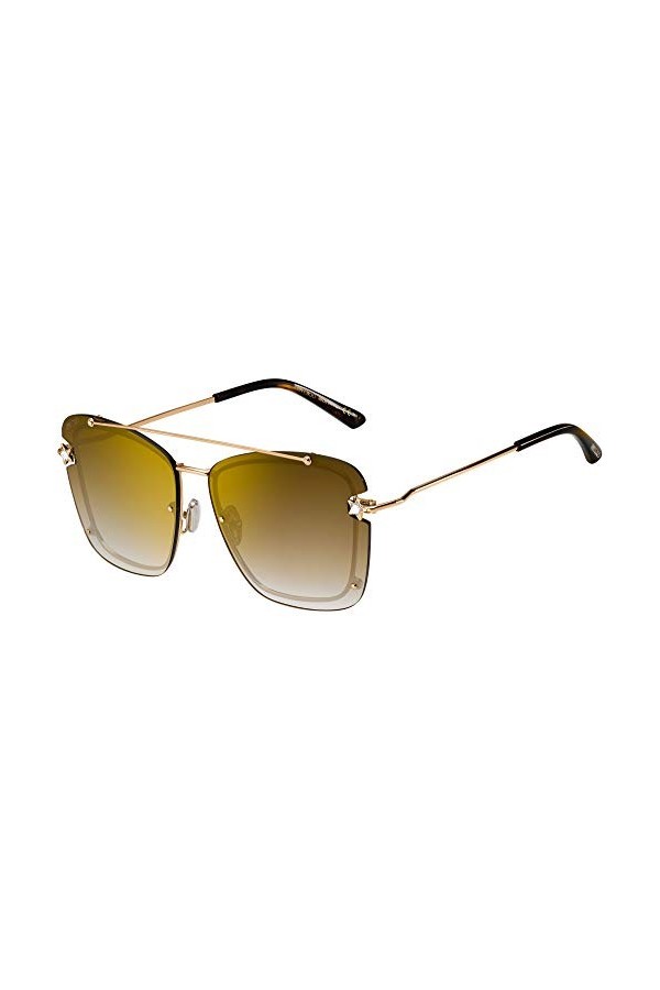 Jimmy Choo Lunettes de Soleil AMBRA/S Rose Gold/Brown Gold Shaded 62/14/150 femme