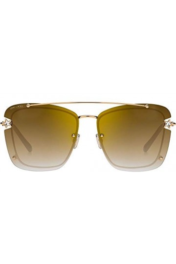 Jimmy Choo Lunettes de Soleil AMBRA/S Rose Gold/Brown Gold Shaded 62/14/150 femme