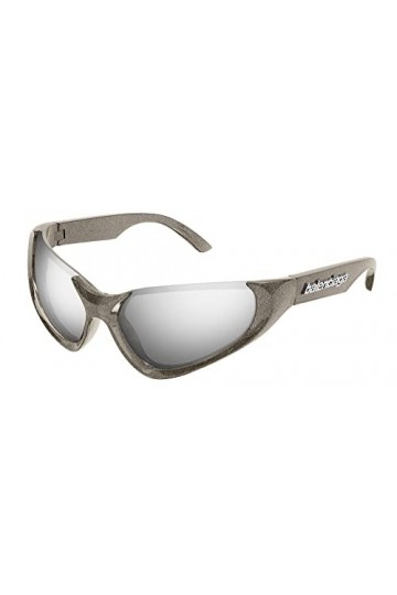 Balenciaga Lunettes de soleil BB0202S Grey/Silver 64/16/130 unisexe adulte