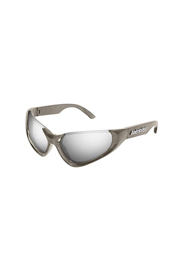 Balenciaga Lunettes de soleil BB0202S Grey/Silver 64/16/130 unisexe adulte