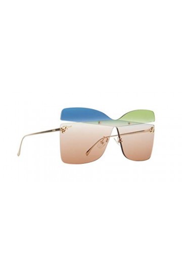 FENDI Lunettes de soleil pour femme Ff 0399/s RNB/HA Blue Green, 99, Rnb/Ha Blue Green
