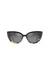 Maui Jim Blossom Lunettes de Soleil, Black with Tokyo Tortoise, 54/19/145 Mixte
