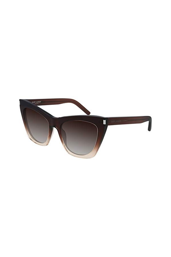 Saint Laurent Lunettes de Soleil KATE SL 214 Brown Shaded/Brown Shaded 55/20/145 femme