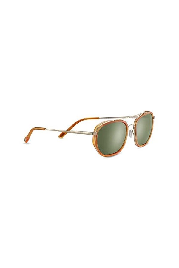 Serengeti Boron Gafas, Light Gold Orange Turtoise, 56/21/145 Unisexe Adulte