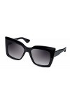 DITA Lunettes de Soleil TELEMAKER BLACK/DARK GREY SHADED 57/18/145 femme