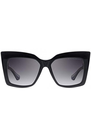 DITA Lunettes de Soleil TELEMAKER BLACK/DARK GREY SHADED 57/18/145 femme