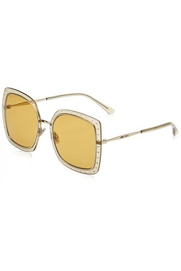 Jimmy Choo Dany/S Lunettes de Soleil, Beige doré, 52 Femme