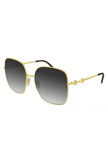 Gucci Lunettes de Soleil GG0879S Gold/Grey Shaded 61/18/140 femme