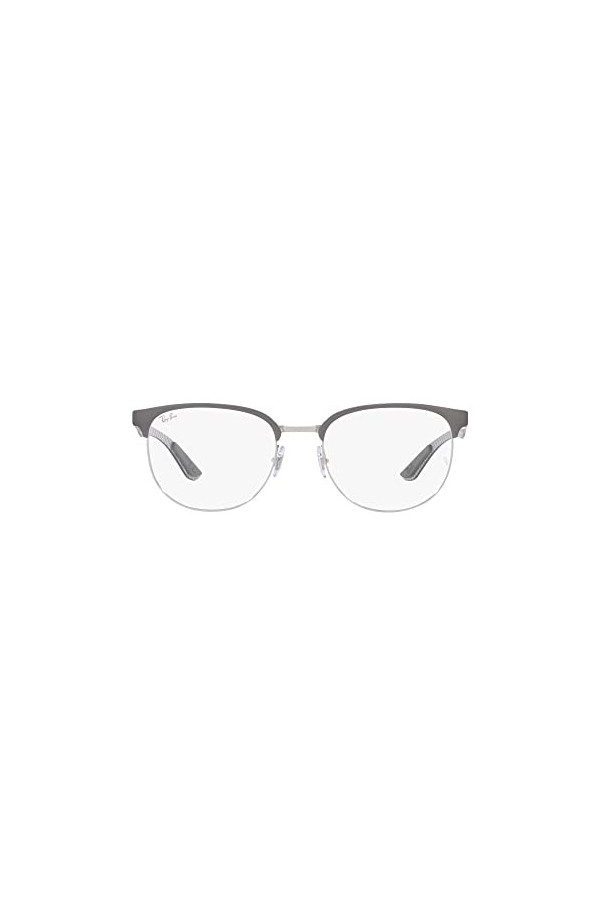 Oakley Lunettes de soleil carr es Rx8422 pour femme, Gris sur argent/lentille de d monstration