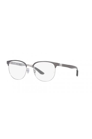 Oakley Lunettes de soleil carr es Rx8422 pour femme, Gris sur argent/lentille de d monstration