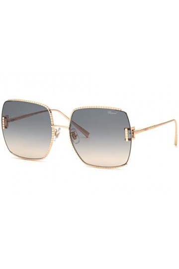 Chopard Femme SCHG30M Lunettes de Soleil, Shiny Copper Gold, 63