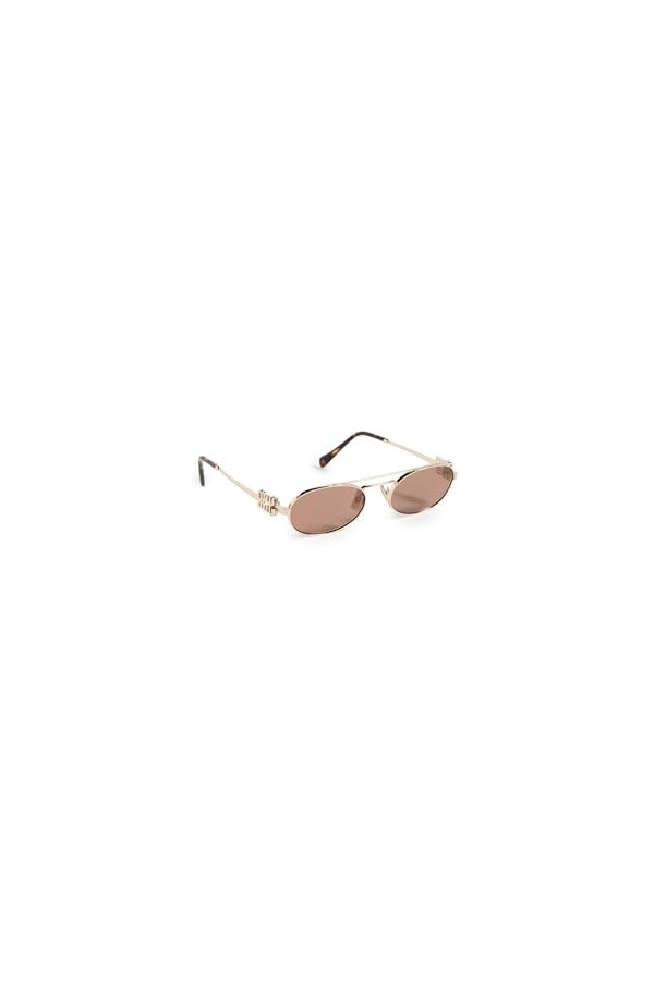 Miu Miu Femme 0mu 54zs Lunettes de Soleil, Multicolore, Taille Unique