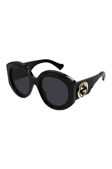 Gucci Lunettes de Soleil GG1308S Black/Grey 53/23/140 femme