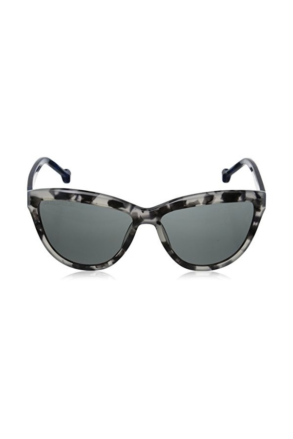 Jonathan Adler Lunettes de soleil pour femme Motif tortue Blanc avec verres fumés