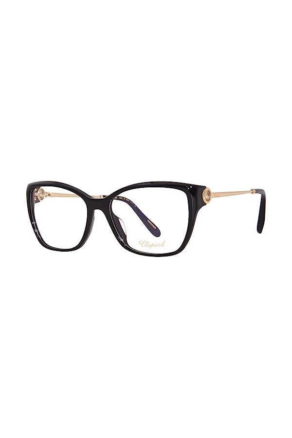 Chopard Vch322s Lunettes de Soleil, Noir Brillant, 55 Femme