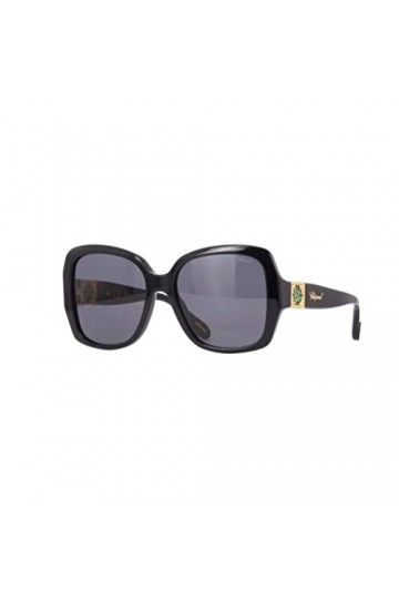 Chopard SCH288S Sunglasses, Noir Brillant, 57 Unisex