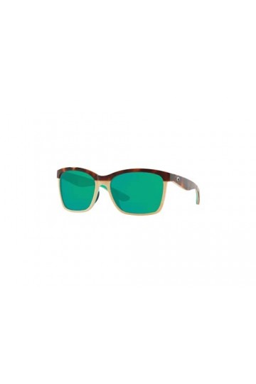 Costa Anaa 6S9053 Oreiller Lunettes de soleil pour femme + Kit de lunettes gratuit, Retro Tort/Crème/Menthe/Gris 580p Polaris