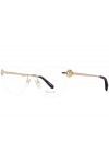 Chopard Vchf87s Lunettes de Soleil, Or Rose Brillant, 58 Femme