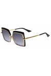 Dita Lunettes de Soleil NARCISSUS Black Yellow Gold/Grey Shaded 58/14/145 femme