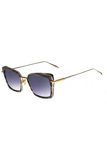 Lunettes de Soleil Dita PERPLEXER Black Haze Yellow Gold/Dark Grey Shaded 53/18/140 femme