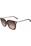 Chopard Sch336s Lunettes de Soleil, Havana foncé Brillant, 54 Femme