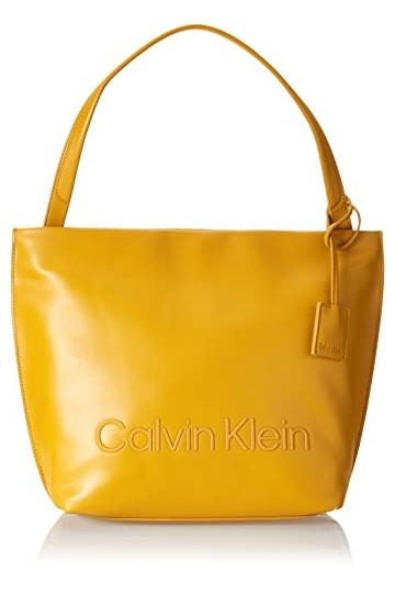 Calvin Klein CK Set NS Shopper, Fourre-Tout Femme, Monarch Gold, Taille Unique