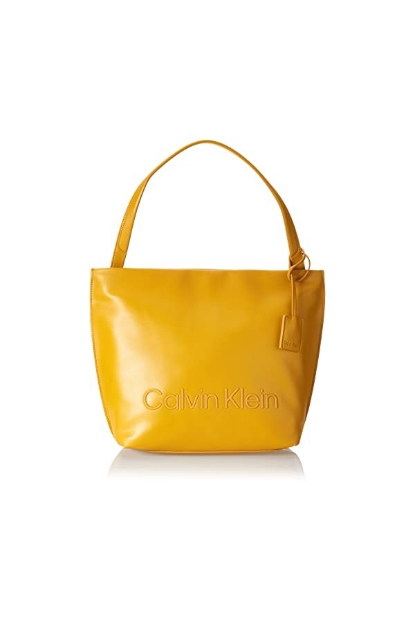 Calvin Klein CK Set NS Shopper, Fourre-Tout Femme, Monarch Gold, Taille Unique