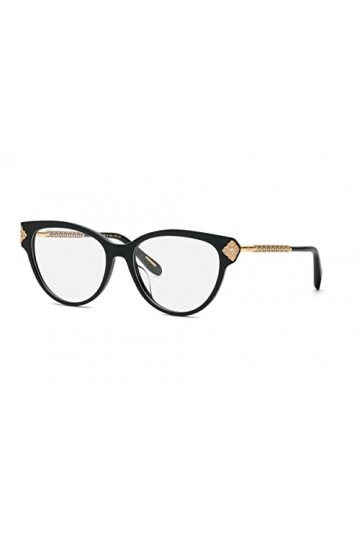 Chopard Vch332s Lunettes de Soleil, Noir Brillant, 54 Femme