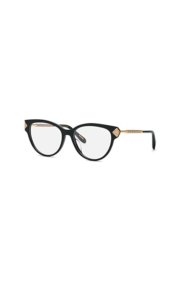 Chopard Vch332s Lunettes de Soleil, Noir Brillant, 54 Femme
