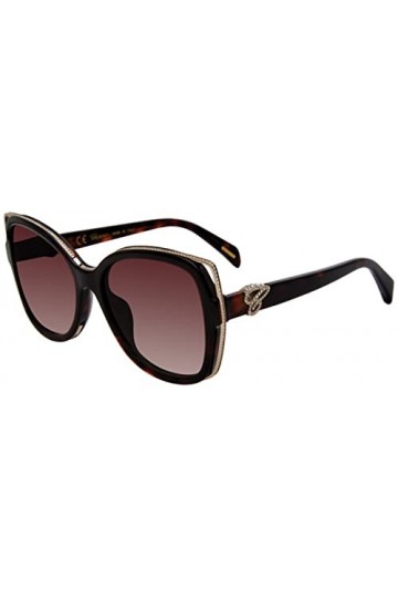 Chopard Sch316s Lunettes de Soleil, Havana foncé Brillant, 56 Femme