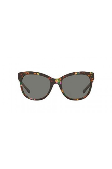 Costa Del Mar Lunettes de soleil carrées Bimini pour femme, Marron/gris polarisé