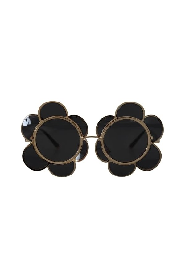 Dolce & Gabbana Black Gold Special Edition Flower Form DG2201 Sunglasses