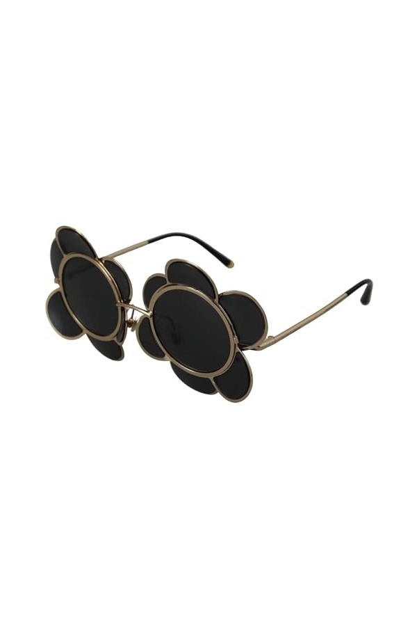 Dolce & Gabbana Black Gold Special Edition Flower Form DG2201 Sunglasses