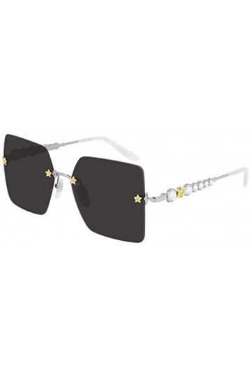 Gucci Lunettes de Soleil GG0644S Silver/Grey 56/16/140 femme