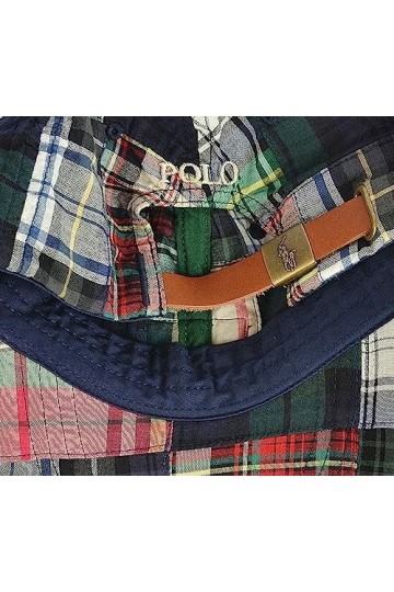 Ralph Lauren Mainstreet Casquette de sport classique pour femme Motif à carreaux Multicolore Taille unique, multicolore, tail