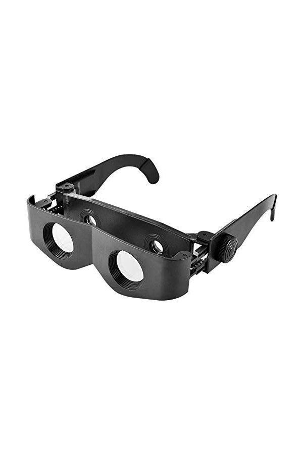 Loupe Réglable Portable Lunettes Ultra Léger Main Libre Verre Noir De Poche