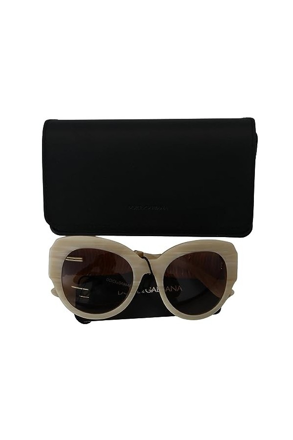 Dolce & Gabbana Beige Acetate Full Rim Brown Lense DG4294 Sunglasses