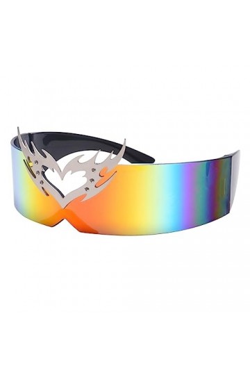 RUBA Lunettes de soleil Sport femmes Heart punk All - in - one lunettes de soleil lunettes de soleil sans bord uv400 1.,5. 