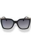 Chopard Sch330s Lunettes de Soleil, Noir Brillant, 56 Femme