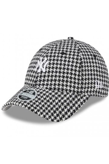 New Era 9Forty Femme Cap - Houndstooth New York Yankees