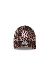 New Era New York Yankees MLB Leo Velours Brown Black 9Forty Adjustable Women Cap - One-Size