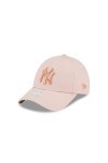 New Era New York Yankees MLB Metallic Logo Rose 9Forty Adjustable Women Cap - One-Size