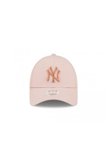 New Era New York Yankees MLB Metallic Logo Rose 9Forty Adjustable Women Cap - One-Size