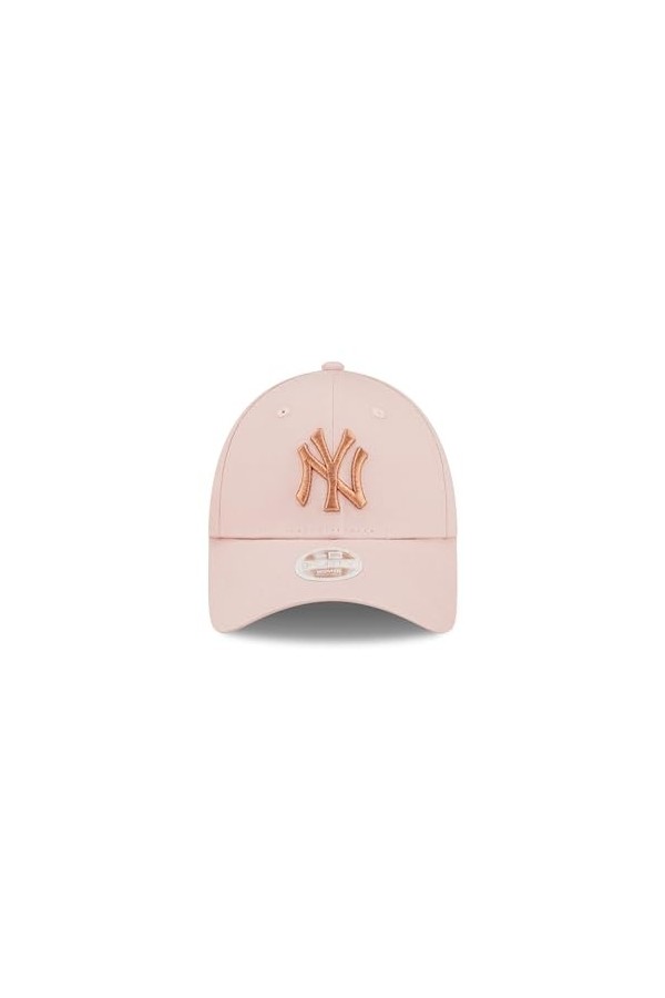 New Era New York Yankees MLB Metallic Logo Rose 9Forty Adjustable Women Cap - One-Size