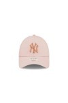 New Era New York Yankees MLB Metallic Logo Rose 9Forty Adjustable Women Cap - One-Size