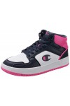 Champion Femme Rebound 2.0 Mid W Baskets, Bianco Viola Nero Arancione Ww016, 38 EU