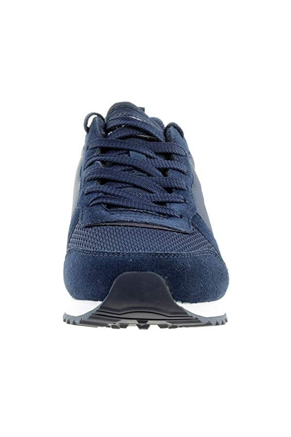 Skechers Retros-og 85-goldn Gurl Baskets Femme,Bleu Navy Suede Mesh Nylon Silver Trim Nvy,39 EU
